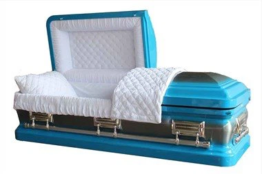 Peti Mati Logam 18 Gauge Biru